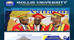 Desktop Screenshot of gollisuniversity.com